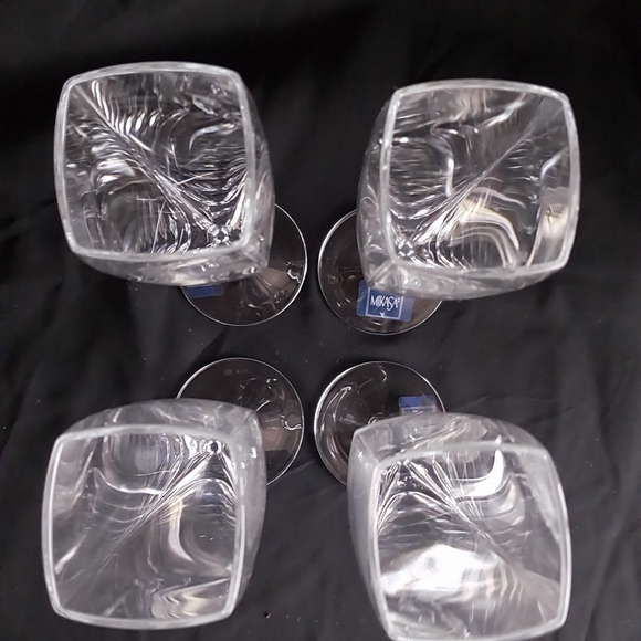 Mikasa Crystal Champagne Flutes Set Of 4 - Picture 2 of 5